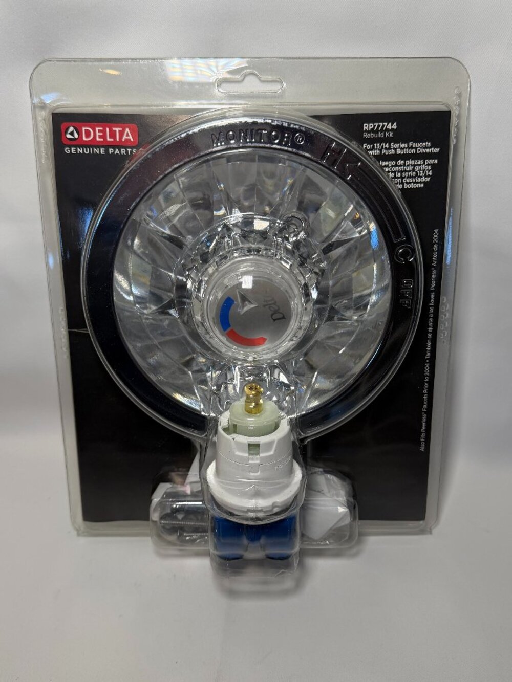 Delta RP77744 Rebuild Kit for 13/14 Series Faucets Push Button Diverter OEM NIP